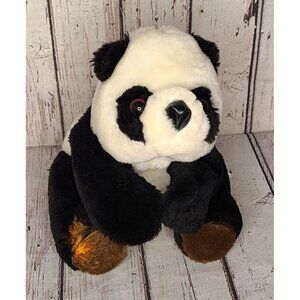 9" Vintage Panda Bear Plush Hand Puppet Panda Inn & Express Collab Stuffed Toy